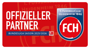 Logo Offizieller Partner Fußballclub Heidenheim