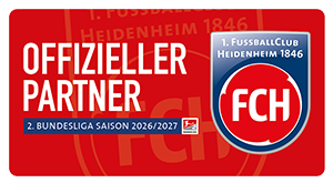 Logo Offizieller Partner Fußballclub Heidenheim